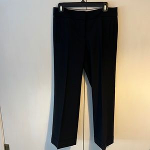 J. Crew favorite fit black wool blend pants